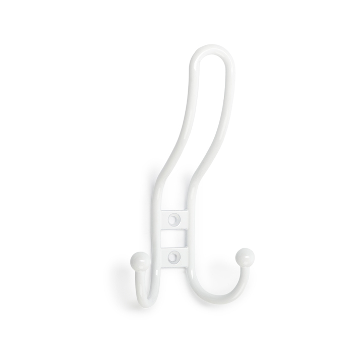Крючок мебельный ТУНДРА TKT002 LIGHT, трехрожковый, белый Крючок мебельный ТУНДРА TKT002 LIGHT, трехрожковый, белый