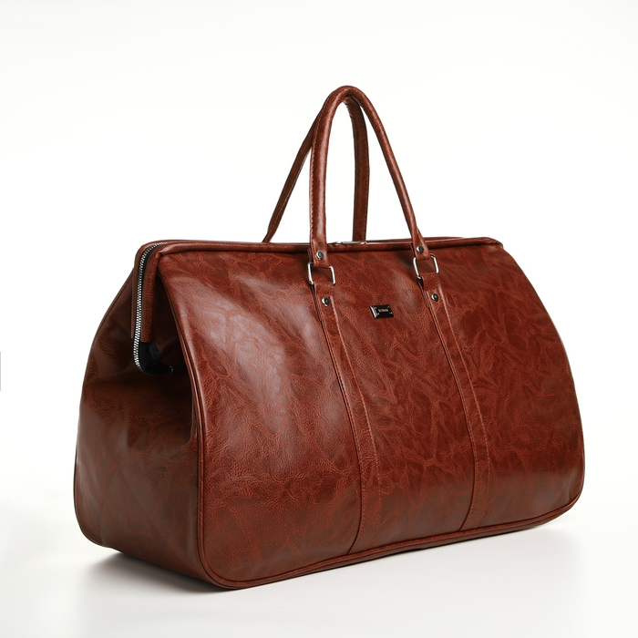 Сумка дорожная на молнии, цвет коричневый Сумка дорожная на молнии, цвет коричневый