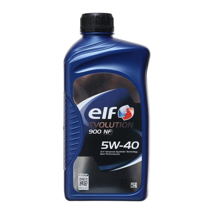 Масло моторное Elf EVOLUTION 900 NF 5W40 A3/B4, SL/CF, синтетическое, 1 л Масло моторное Elf EVOLUTION 900 NF 5W40 A3/B4, SL/CF, синтетическое, 1 л