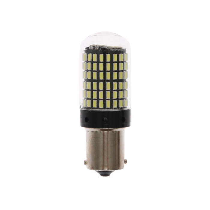 Автолампа светодиодная P21W 1156, 144 SMD, 12 В, CanBus, свет белый Автолампа светодиодная P21W 1156, 144 SMD, 12 В, CanBus, свет белый