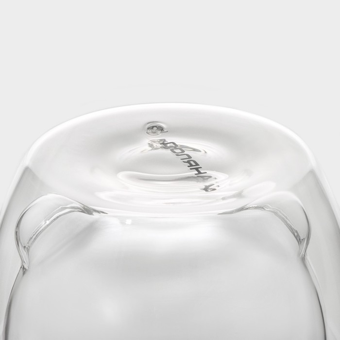 Стакан стеклянный на деревянной подставке Доляна «Вверх дном», 250 мл, 9×9 см Стакан стеклянный на деревянной подставке Доляна «Вверх дном», 250 мл, 9×9 см