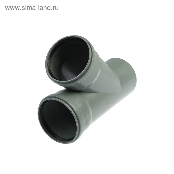 Тройник канализационный FLEXTRON, внутренний, d=110 х 110 мм, 45° Тройник канализационный FLEXTRON, внутренний, d=110 х 110 мм, 45°