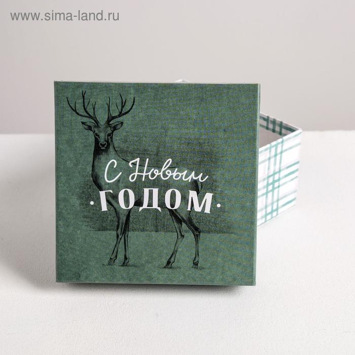 Набор подарочных коробок 5 в 1 «С новым годом», 14 х 14 х 8 - 22 х 22 х 12 см, Новый год