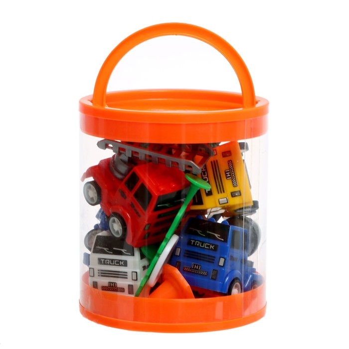 Набор машин «Мини», инерционные, с аксессуарами Набор машин «Мини», инерционные, с аксессуарами