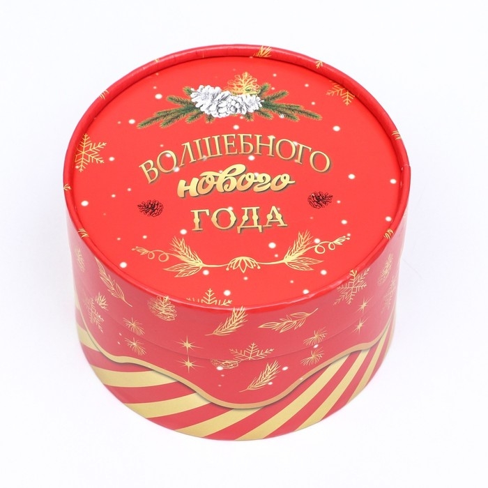 Новый год. Коробка Новый год. Коробка "Волшебного Нового Года" завальцованная без окна 13 х 8,5 см