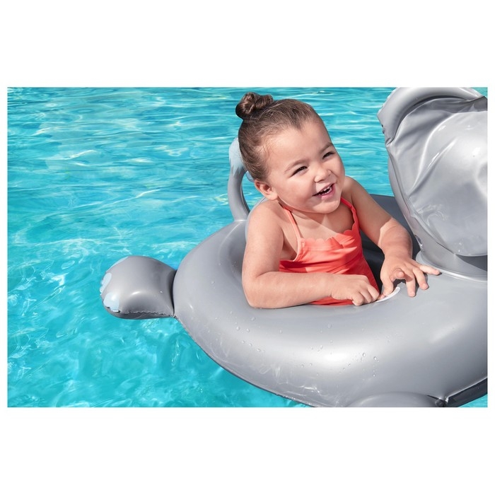 Лодочка надувная Funspeakers Elephant Baby Boat, 96.5 х 84 см, со встроенным динамиком, 34152 Лодочка надувная Funspeakers Elephant Baby Boat, 96.5 х 84 см, со встроенным динамиком, 34152