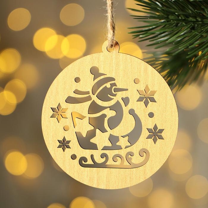 Ёлочные игрушки новогодние «Новый год: Время для сказки», набор 5 шт Ёлочные игрушки новогодние «Новый год: Время для сказки», набор 5 шт