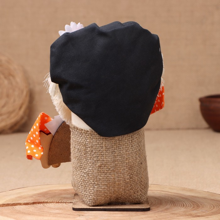 Оберег-домовой Оберег-домовой "Кузя в кепке, с топором ", 30х20х15 см, микс