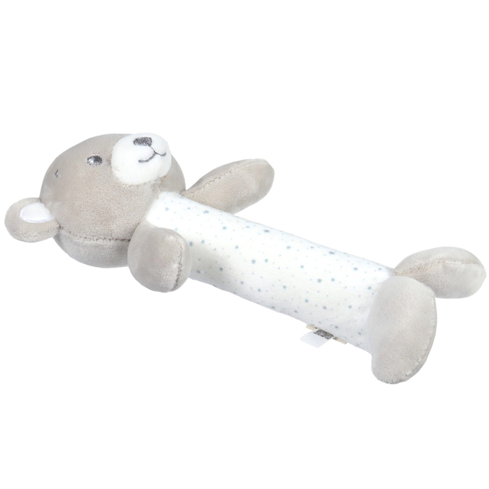 Пищалка - погремушка «Серый мишка», Крошка Я Пищалка - погремушка «Серый мишка», Крошка Я