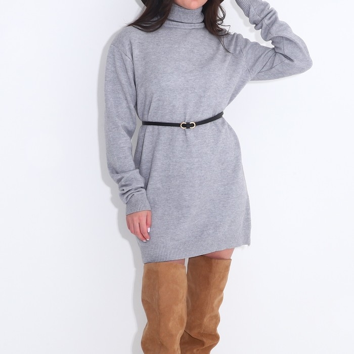 Ремень женский, ширина 1 см, пряжка металл, цвет чёрный