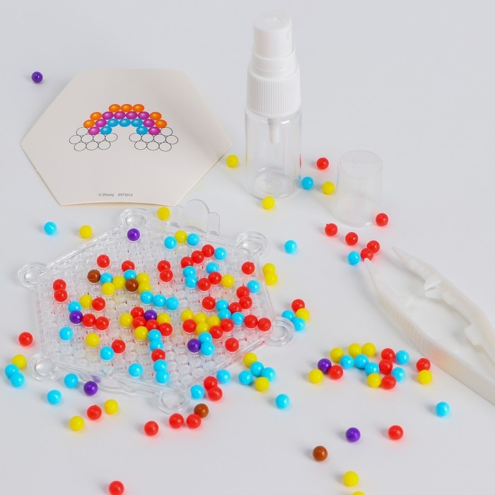 Аквамозаика с декорациями «Минни Маус и единорог», 3 фигурки, 300 шариков Аквамозаика с декорациями «Минни Маус и единорог», 3 фигурки, 300 шариков