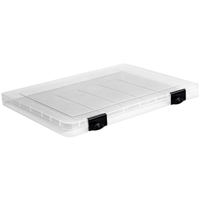 Папка для документов А4, с черными защелками, 230 х 305 х 23 мм, прозрачный корпус Папка для документов А4, с черными защелками, 230 х 305 х 23 мм, прозрачный корпус