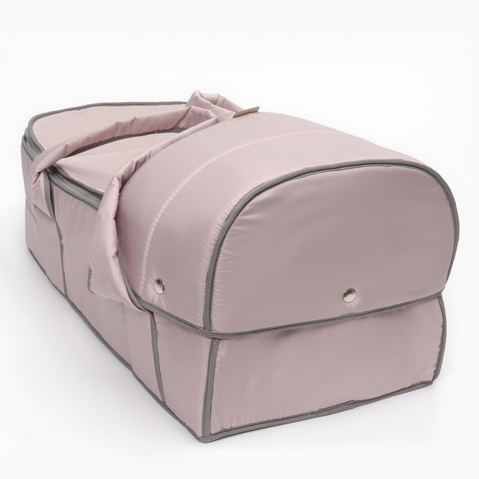 Люлька-переноска для новорожденных  «Ассорти», цвет какао