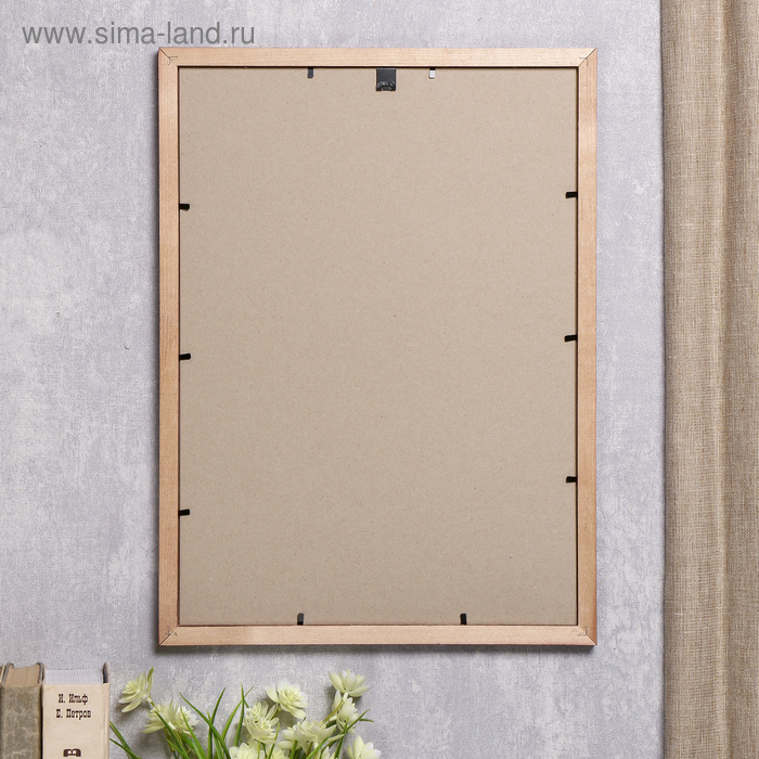 Фоторамка сосна с24 коричневая 30х42 см (пластиковый экран) Фоторамка сосна с24 коричневая 30х42 см (пластиковый экран)
