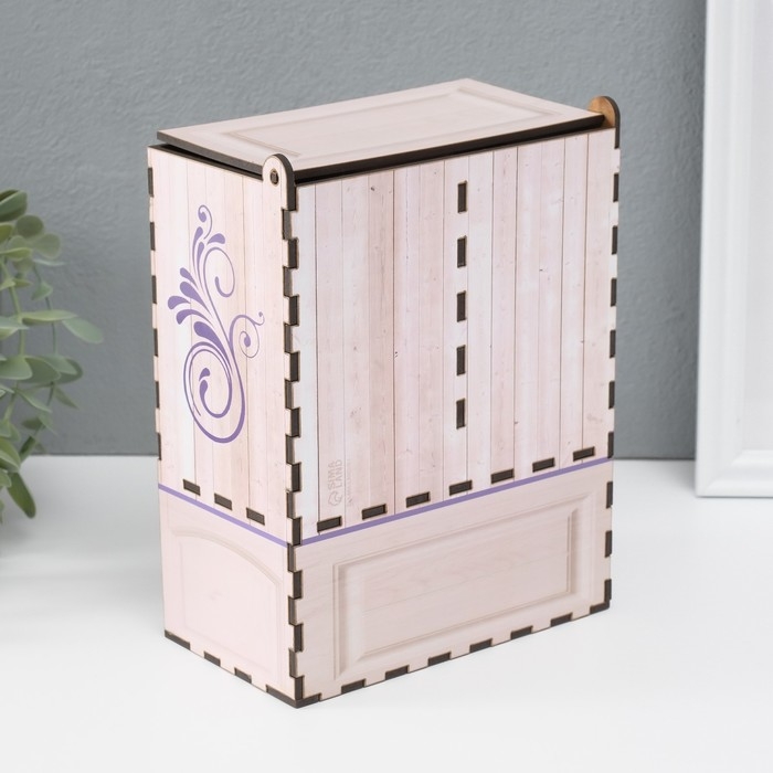 Чайный домик двойной с ящиком Чайный домик двойной с ящиком "Доброе утро" 20х8,7х15,2 см МИКС