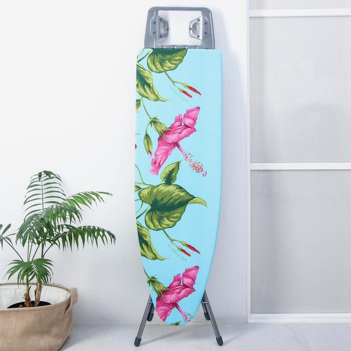 Доска гладильная Nika «Белль Классик 1», 111,5×34,5 см, два положения высоты 70, 80 см, европодставка, рисунок микс Доска гладильная Nika «Белль Классик 1», 111,5×34,5 см, два положения высоты 70, 80 см, европодставка, рисунок микс