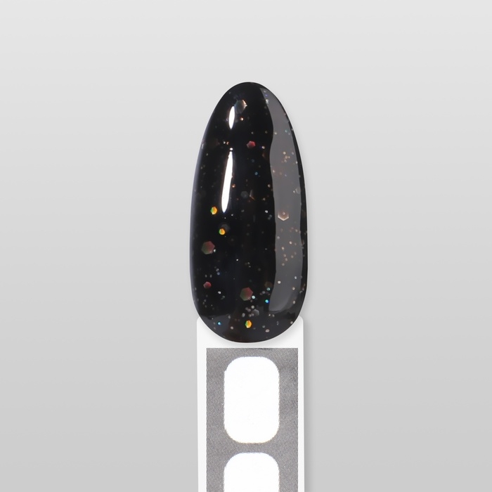 Гель лак для ногтей &laquo;SHINE COLOR&raquo;, 3-х фазный, 8 мл, LED/UV, цвет чёрный