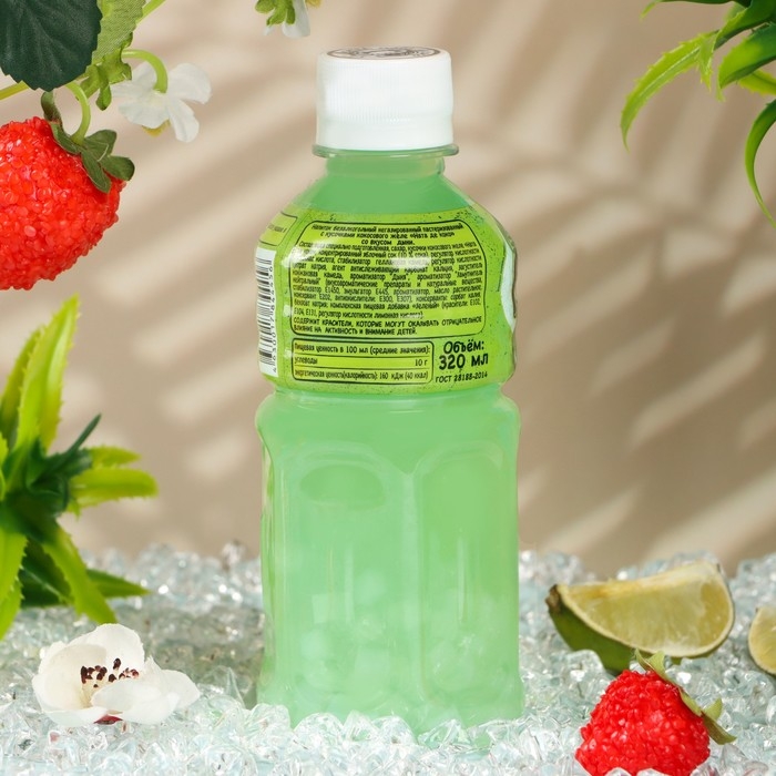 Напиток Marmell негазированный, со вкусом дыни и кусочками кокосового желе, 0.32 л Напиток Marmell негазированный, со вкусом дыни и кусочками кокосового желе, 0.32 л