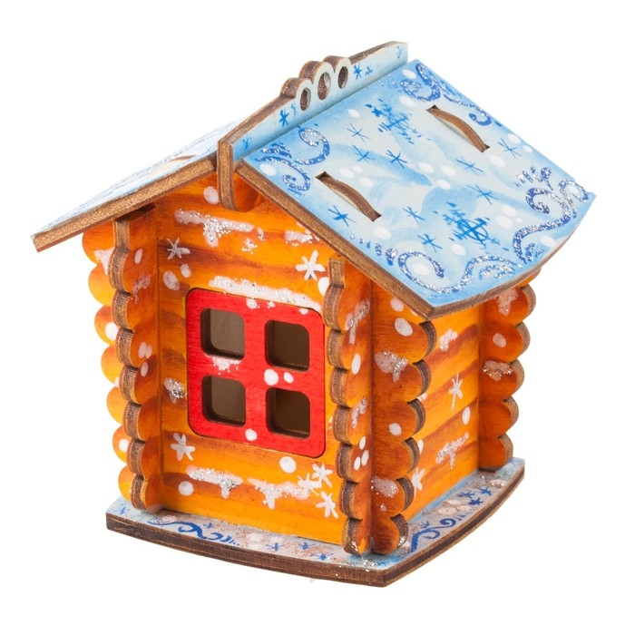 Роспись по дереву. Ёлочная игрушка «Сказочный домик» Роспись по дереву. Ёлочная игрушка «Сказочный домик»