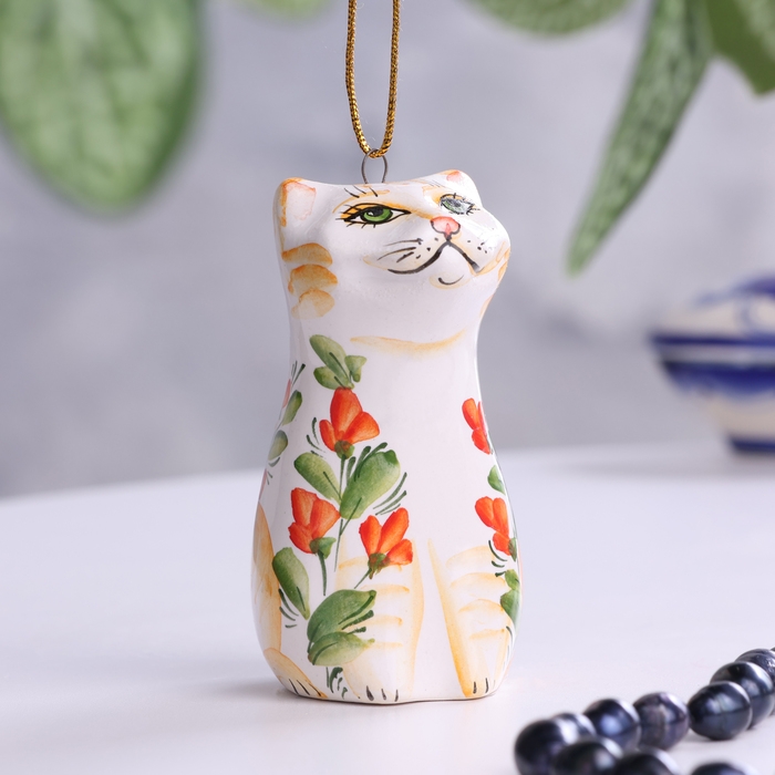 Сувенир Сувенир "Котик", 8 см, майолика