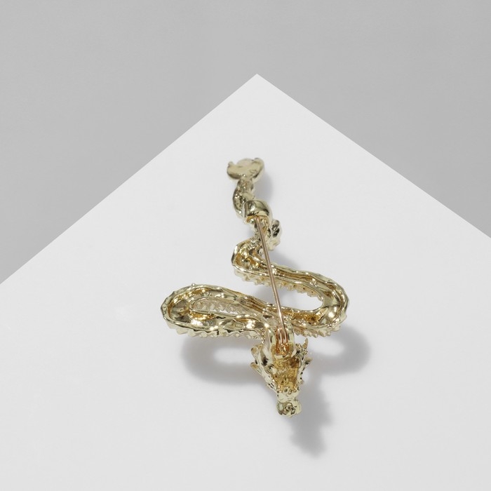 Брошь «Дракон», цвет золото Брошь «Дракон», цвет золото