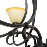 Люстра 2711/6 E27 40Вт черный 75х75х51-81 см BayerLux