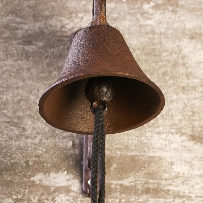 Колокол сувенирный металл  Колокол сувенирный металл "Два филина на ветке" 21х16х10 см