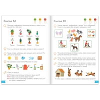 Обучающая книга «Годовой курс занятий», для детей 5-6 лет, 100 стр.