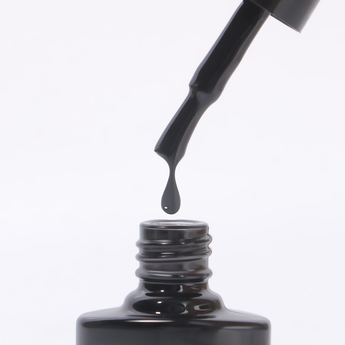 Гель лак для ногтей, &laquo;CLASSIC COLORS&raquo;, 3-х фазный, 8мл, LED/UV, цвет чёрный (002)