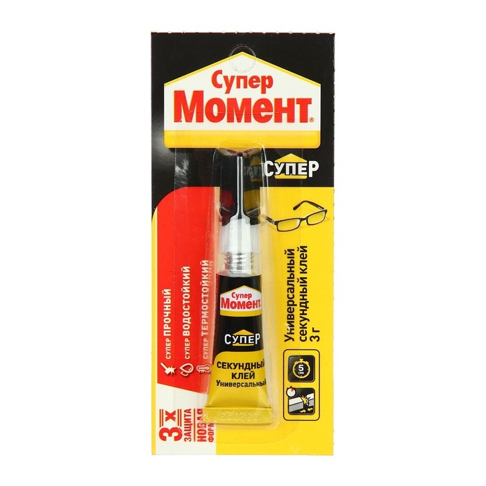 Клей  Клей "Момент: Супер", 3 г блистер