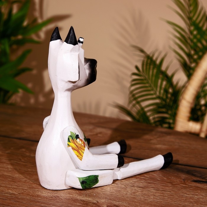 Сувенир  Сувенир "Коровка" висячие лапки, дерево 30 см