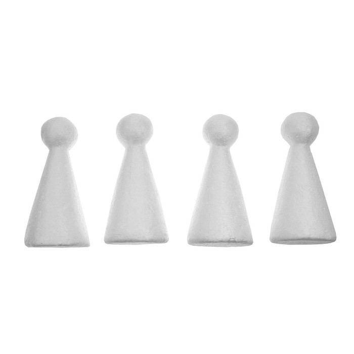 Новый год! Основа для творчества и декорирования «Колпак», набор 4 шт., размер 1 шт. — 13 × 6 × 6 см Новый год! Основа для творчества и декорирования «Колпак», набор 4 шт., размер 1 шт. — 13 × 6 × 6 см