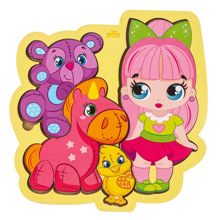 Головоломка «Игрушки» для самых маленьких Головоломка «Игрушки» для самых маленьких