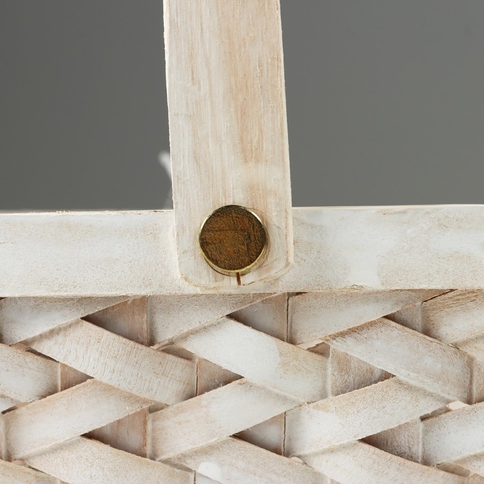 Корзина плетеная, 19,5 x 13 x H9,5/24 см, секвойя