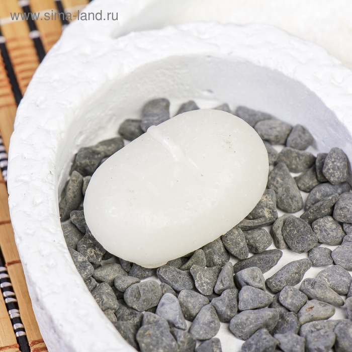 Сад камней Дзен  Сад камней Дзен "Инь-ян" белый, песок белый и чёрный + аромапалочки 3 шт 2,5х15,5х15,5 см