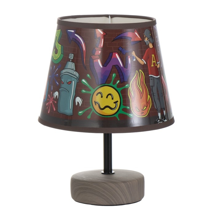 Настольная лампа Настольная лампа "Граффити" Е14 15Вт 20х20х27 см RISALUX