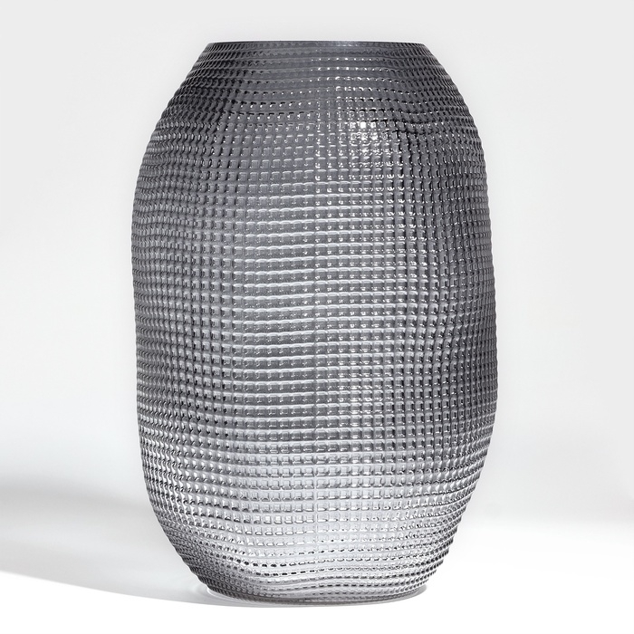 Ваза для цветов «Крокус» из прозрачного черного стекла 30 х 20 х 20 см Ваза для цветов «Крокус» из прозрачного черного стекла 30 х 20 х 20 см