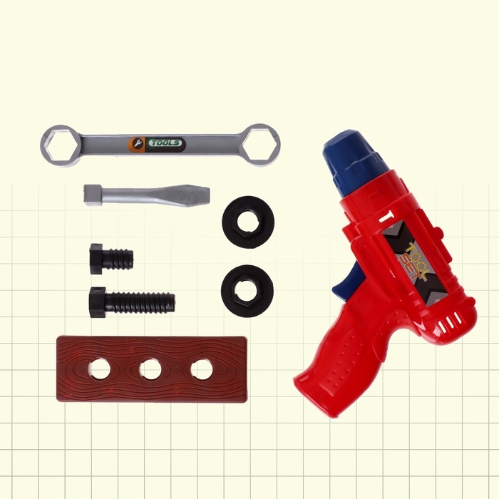 Набор инструментов «Слесарь», 8 элементов, цвет МИКС Набор инструментов «Слесарь», 8 элементов, цвет МИКС