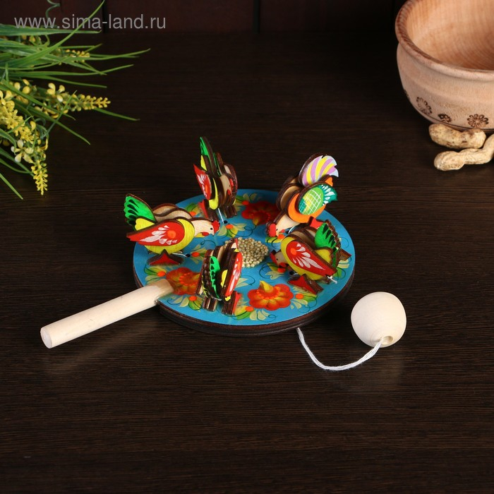 Сувенир Сувенир "Курицы клюющие", d=13 см микс
