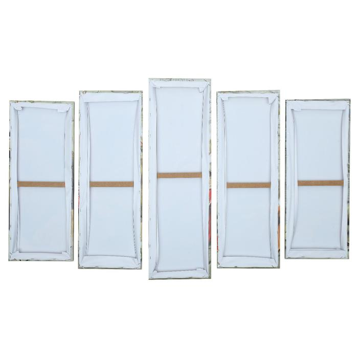 Модульная картина  Модульная картина "Царь и царица"  80х25, 71х25, 71х25, 63х25,63х25,  125*80 см