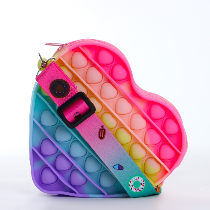 Сумка детская на молнии «Выбражулька», цвет разноцветный