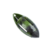 Груз-кормушка пластиковая X-FEEDER PL CAMO BULLET WINDOW M, цвет камо, 60 г, 35 мл