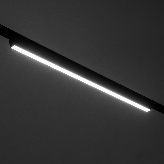 Светильник трековый SLIM Светильник трековый SLIM "Линия-66" LED 36Вт 3000K-6000К 48V CRI90 черный 3,2х3,8х66,2см