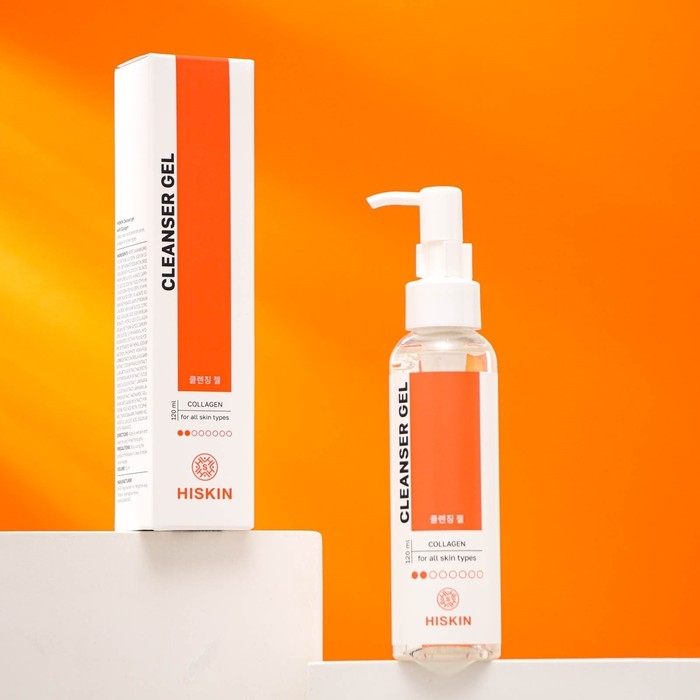 Гель для умывания, с коллагеном, HISKIN Гель для умывания, с коллагеном, HISKIN "Cleanser gel", 120 мл