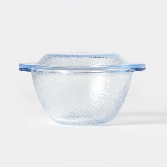 Форма стеклянная для запекания &laquo;Горшочек с крышкой&raquo;, d=15 см, h=10,5 см