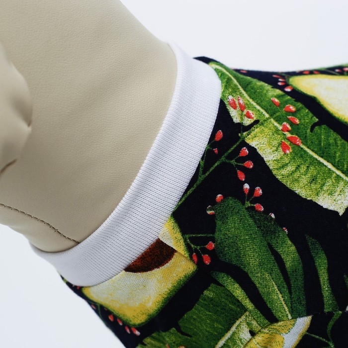 Комбинезон для животных «Авокадо», XS (ДС 27, ОШ 23-27, ОГ 41-45) Комбинезон для животных «Авокадо», XS (ДС 27, ОШ 23-27, ОГ 41-45)