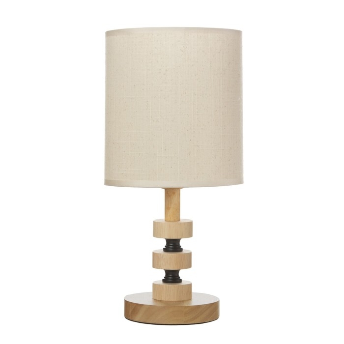 Настольная лампа Настольная лампа "Араз" E27 40Вт светлое дерево 16х16х36 см RISALUX