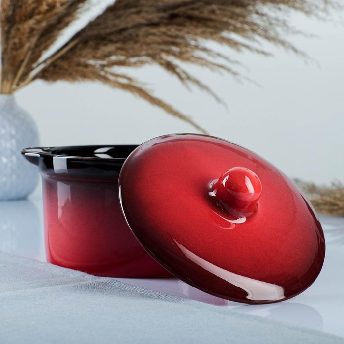 Кастрюля №2, 1л / 15х13см, красный Кастрюля №2, 1л / 15х13см, красный