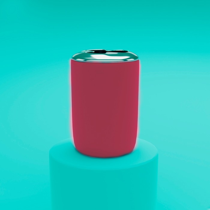 Набор аксессуаров для ванной комнаты «Тринити», 6 предметов (мыльница, дозатор для мыла, два стакана, ёрш, ведро), цвет розовый Набор аксессуаров для ванной комнаты «Тринити», 6 предметов (мыльница, дозатор для мыла, два стакана, ёрш, ведро), цвет розовый