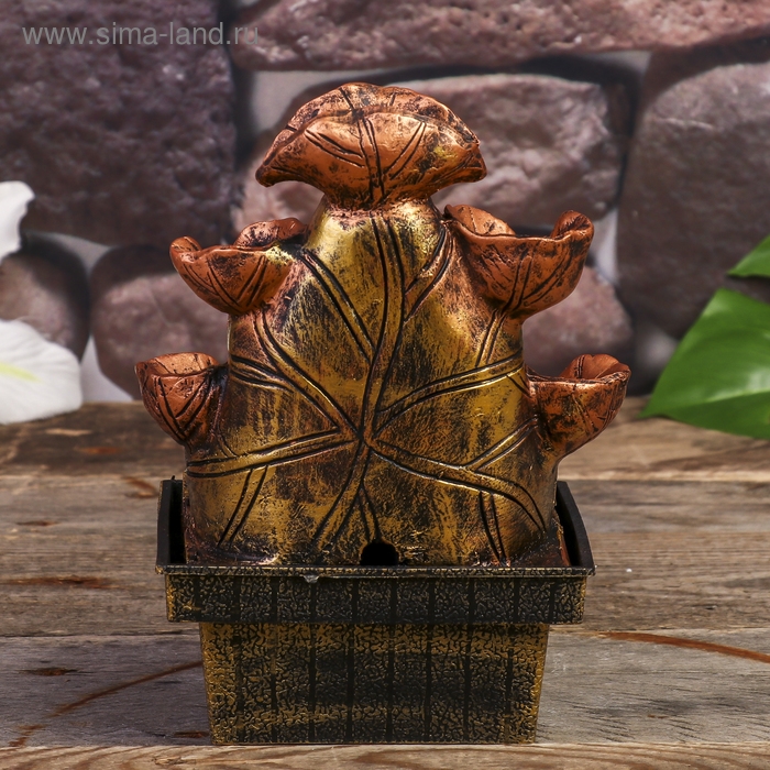 Фонтан настольный от сети Фонтан настольный от сети "Ганеша - Бог предпринимательства и удачи" 18х12х12 см